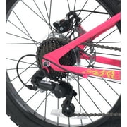20 Ozark Trail Mountain Bike, 7 Speed, Fits Rider 311-44, Pink, Child/Tween/Teen, Unisex