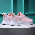 thumbnail image 2 of CAICJ98 Chaussures de Course pour Femmes Chaussures de Course Respirantes avec Coussin d'Air, Rose, 2 of 5