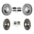 thumbnail image 1 of Transit Auto Front Rear Disc Brake Rotors and Semi-Metallic Pads Kit for Car 2013-2015 Mazda CX-5 K8S-101480, 1 of 11