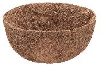 Mainstays 16\" Round Coco Liner, 16\"x 8\" in Size, Natural Coconut Fiber Material