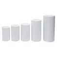 thumbnail image 5 of 5Pcs Cylinder Pedestal Stand, Metal Cylinder Stands for party Event Decor Round Cylinder Stand Pedestal Display for Wedding Decoration, 5 of 16