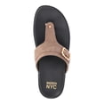 thumbnail image 4 of Madden NYC Women's Faux Suede Thong Footbed Sandals, 4 of 6