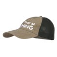 thumbnail image 2 of I'd Rather Be Fishing Embroidered Big Mesh Cap - Olive Green 2XL-3XL, 2 of 5