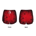 thumbnail image 5 of Lsque Spiders On The Web And Space Printed Women's Running Shorts with Liner Pockets,Elastic Quick Dry Workout Athletic Gym Yoga Shorts,Womens High Waist Shorts-Large, 5 of 9