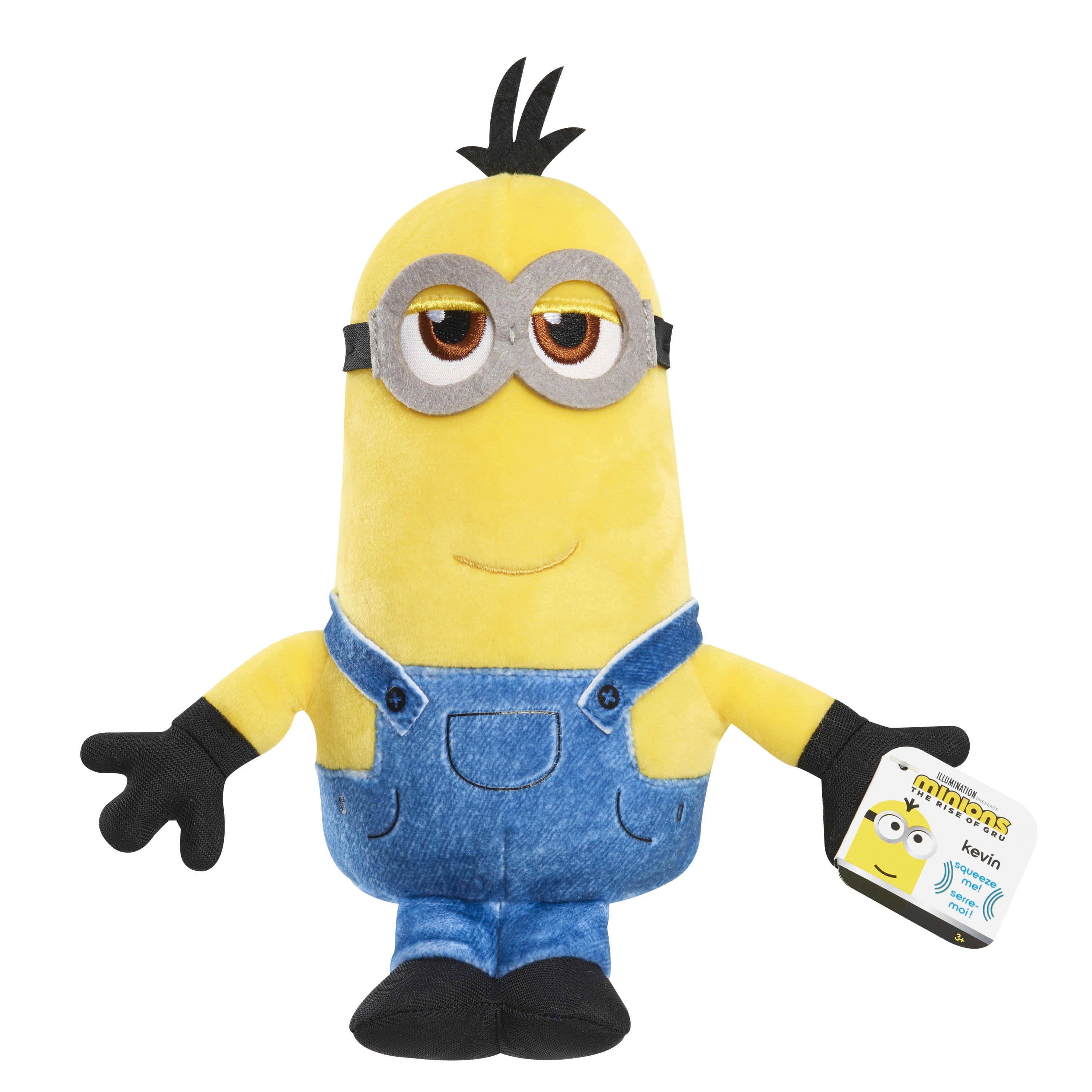 Illumination S Minions The Rise Of Gru Small Tactile Plush Kevin Ages 3 Walmart Com Walmart Com