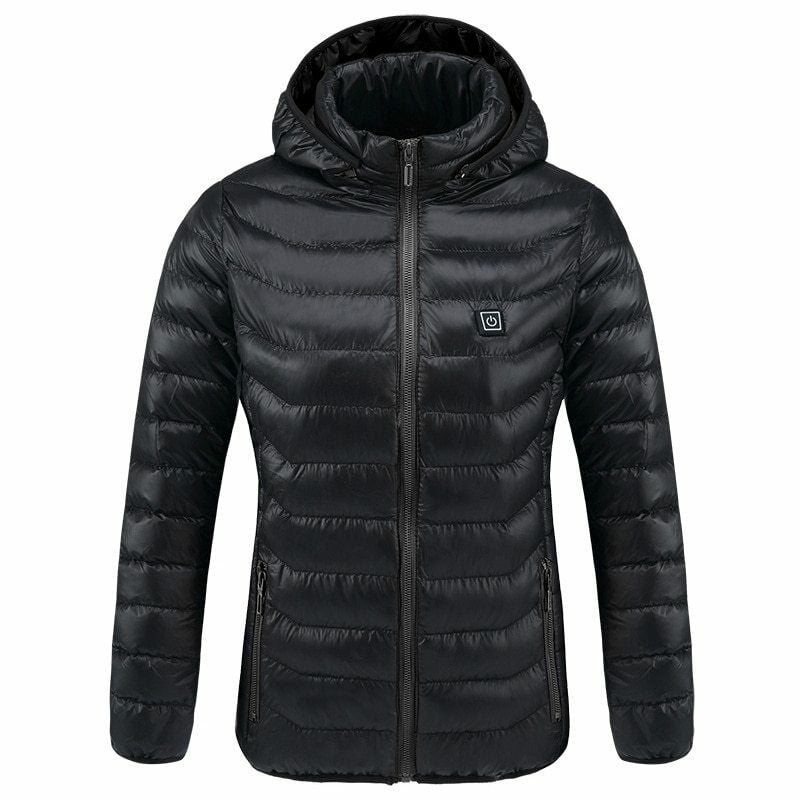 Women Clothes USB Electric Coat Battery Heated Warm Jacket Winter Snow