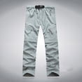 thumbnail image 2 of LUOGENLI Pantalon de Survêtement pour Homme Joggers Rouge Pantalon de Randonnée Extensible pour Homme Pantalon de Travail Résistant à l'Eau Léger Pantalon de Survêtement d'Extérieur pour Homme Bas Ouvert Gris Taille TTTG, 2 of 4