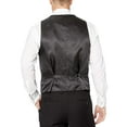 thumbnail image 5 of Statement Men's Tux-PK Single Breasted Three Piece Peak Lapel Tuxedo - Black - 44S, 5 of 7