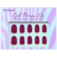 thumbnail image 3 of Press On Nails BtartBox Red Short Oval Fall con pegamento para uñas, 3 of 7