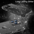 thumbnail image 2 of JETech Glitter Case for iPhone 13 Pro 6.1-Inch, Bling Sparkle Shockproof Phone Bumper Cover, Cute Sparkly for Women and Girls (Black), 2 of 7