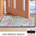 thumbnail image 3 of Pioneer Flower Floral Print Pattern Door Rugs,Washable Non Slip Door Mats Indoor,Decorative Door Mats,Entry Mat Indoor for Entrance,Bedroom,Kitchen,Bathroom,30"x17", 3 of 6