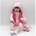 thumbnail image 2 of Muñeca Reborn, bonita, 46 cm, con ropa, biberón y chupete, 2 of 5