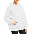 thumbnail image 4 of Aloohaidyvio Hoodies for Women,Womens Fashion Button Hoodies Pocket Long Sleeve Blouse Casual Tops Sweatershirt, 4 of 6