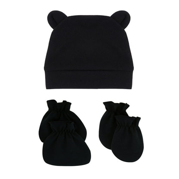 Bear Ears Infant Caps Baby Boy Girl Toddler Hats Cute Cotton Hospital Hats