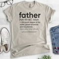 thumbnail image 2 of Father Definition Shirt, Unisex Men's Shirt, Father Shirt, Father Definition Dad Shirt, Definition Of Dad, Light Silk Gray, X-Small, 2 of 6