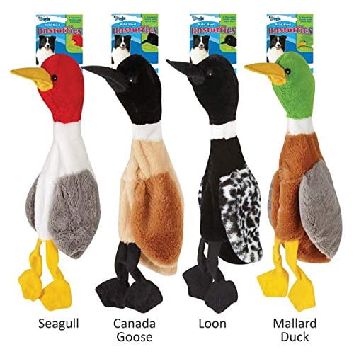 Grriggles US2001 18 16 Wild Bird Unstuffies Mallard Duck Dog Squeak Toy, Large
