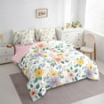 thumbnail image 3 of Castle Fairy Teens Kawaii Flower 7-Piece Twin Bedding Sets,Botanical Plants Bedding Comforter Set,Spring Graden Breathable Sheet Sets,Ultra Soft Home Decor, 3 of 8