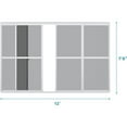 thumbnail image 5 of Mirador 111S Outdoor Pergola Aluminum Sliding PC Door w/Handle 13' Side, 4 Panels, White(Not Pergola), 5 of 7