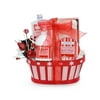 Red & White Winterberry Christmas Spa Basket