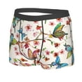thumbnail image 2 of Junzan Watercolor Floral With Butterflies Mens Underwear Boxer Briefs For Men’s - Large, 2 of 9