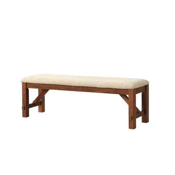 Roundhill Furniture Karven Solid Wood Dining Bench