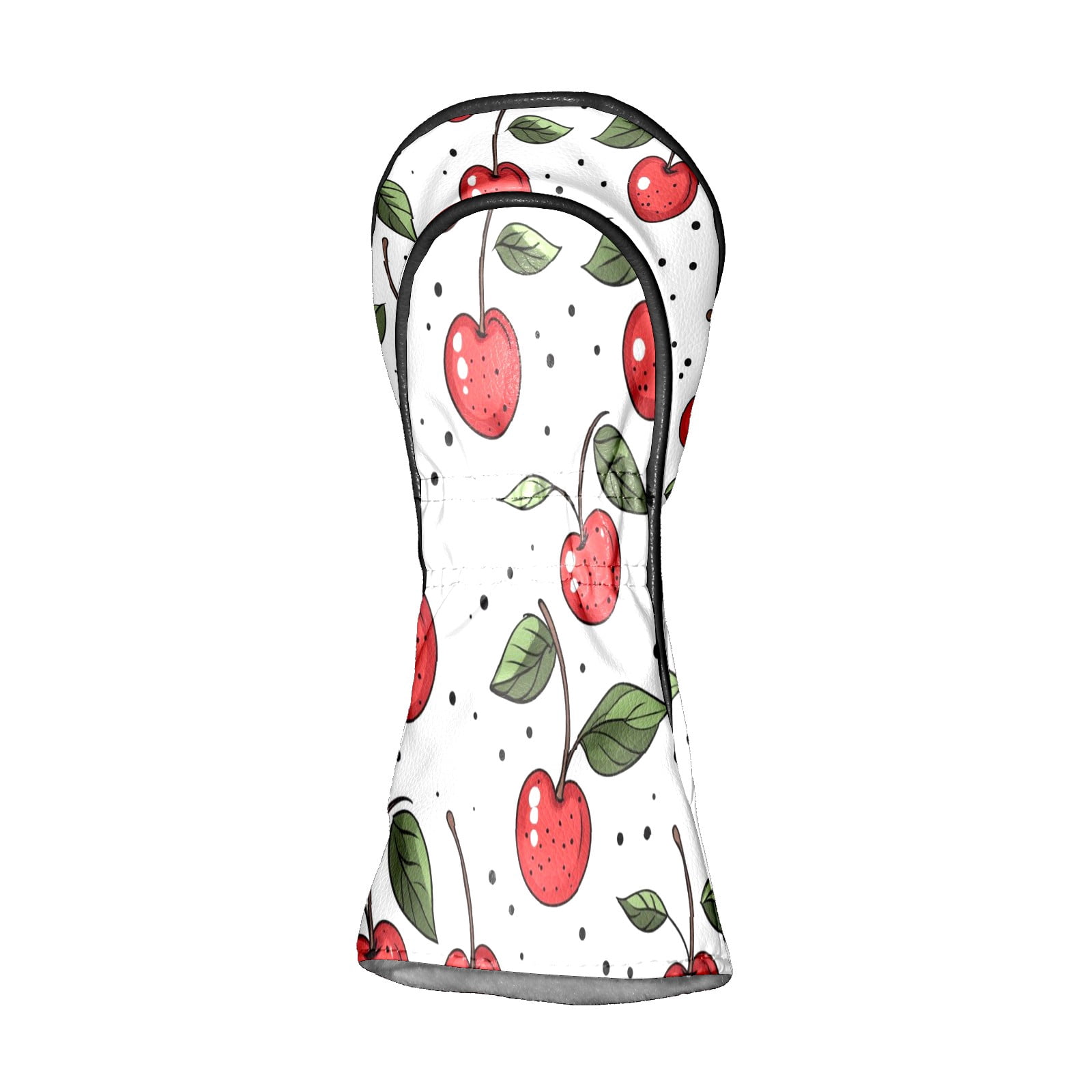 Golf Head Covers Cherry Blossom Pattern for Driver, Wood & Hybrid, Premium Waterproof PU Leather with Plush Lining, Delicate Floral Golf Gifts