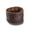 Brown, variant on Leather Bracelet Black Brown 9 Inches 42MM Push button L448-Black
