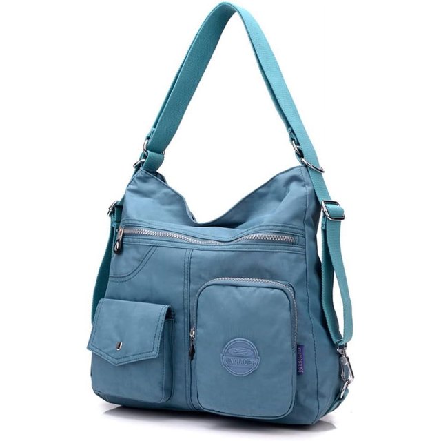 LHSHID Sac à Dos Épaule Femme Sac à Main Nylon Imperméable pour le Travail