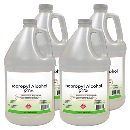 Isopropyl Grade 91% - 4 Gallon - Made in USA