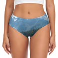 thumbnail image 1 of Fotbe Majestic Deer Mountain Lake Calzones Estampados para Mujer – Ropa Interior de Algodón, Cómoda, Suave y Elástica-X-Small, 1 of 6
