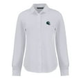 thumbnail image 2 of Women's Cutter & Buck White Philadelphia Eagles  Advantage Eco Soft Pique Tri-Blend Long Sleeve Button-Up Shirt, 2 of 3