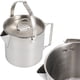 thumbnail image 2 of Sonducket Hervidor de agua para acampar de 1,2 l, olla colgante para exteriores, tetera, gran capacidad, compacto de acero inoxidable para Kits de desorden para acampar, 2 of 6