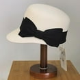 thumbnail image 3 of Minnieouse Sombrero de invierno para mujer, gorra decorativa con lazo para mantener el calor, accesorio para la cabeza y cálido a la moda, para Sombreros Marrón claro Minnieouse AP013091-03, 3 of 6