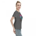 thumbnail image 5 of ALLNOB Women's Standard Short Sleeve T-Shirt 150g Deep Heather, 5 of 8