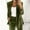 *Army Green, variant on ClodeEU Women's Corduroy Blazers Jackets,Open Front Work Office Suit Jackets ,Long Sleeve Business Coat Army Green,Womens Plus XXL
