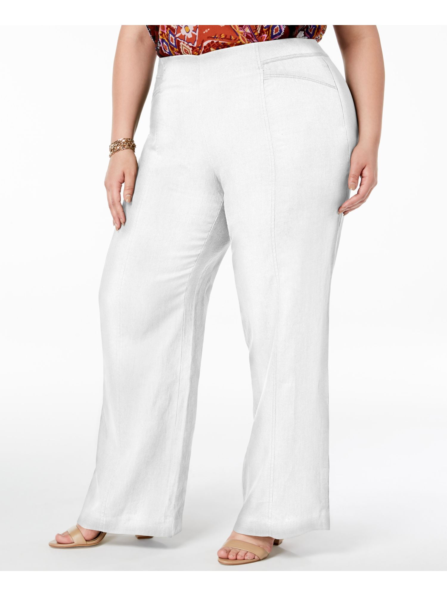 Plus size White Pants | Dresses Images 2022