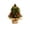 D, variant on SugarBloom Christmas Mini Tabletop Decor - 5.11In Artificial Pine Arrangement with Red Berries, Pinecones & Burlap Wrapping, Festive Desktop Ornament for Holiday Decor,C