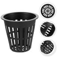 thumbnail image 2 of Milisten 10Pcs Plastic Hydroponics Net Pot Slotted Mesh Net Cups Plant Nursery Pots, 2 of 5