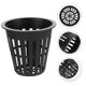 thumbnail image 2 of ColoMX 10 vasos de red hidropónicos para viveros, macetas ranuradas de plástico para cultivo de hortalizas en interiores y exteriores, color negro., 2 of 7