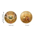 thumbnail image 4 of Rirozkan Peace Theme Commemorative Coin, Symbol of Peace, Collectible Medallion, Gift Keepsake for Awareness, Memorial, Anniversary Events, 4 of 8