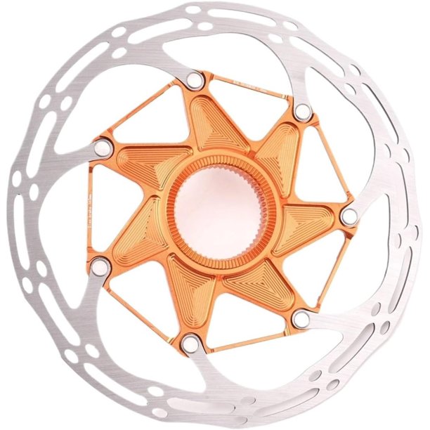 Rotor de Freno de Disco con Bloqueo Central 140mm/160mm para MTB y Bicicletas de Carretera, Acero Inoxidable
