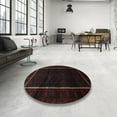 thumbnail image 4 of Ahgly Company Machine Washable Indoor Rectangle Traditional Charcoal Black Area Rugs, 7' x 10', 4 of 7