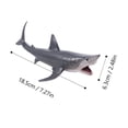 thumbnail image 2 of 1pc Simulation Shark Model Marine Life Model Plastic Animals Model Kids Toy, 2 of 8