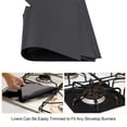 thumbnail image 4 of 4-Pack Reusable Nonstick Stovetop Burner Protector Liner  Non-stick Gas Range Protectors, 4 of 9