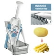 thumbnail image 6 of ONCE FOR ALL Vegetable Chopper, Thin Julienne Dicing Slicing Mandoline, Adjustable Food Slicer for Onion Cucumber Potato, 6 of 10
