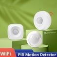 thumbnail image 4 of Detector de infrarrojos inteligente con wifi y grafiti, sensor corporal Zigbee para casa inteligente, alarma infrarroja PIR, 4 of 5