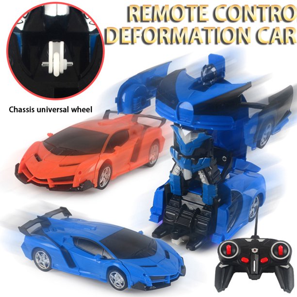 Kit de juguetes de coche Robot de deformación de 24 cmmodelo de vehículo para niñosjuguetes de acción (B azul) Ndcxsfigh Nuevos Originales