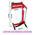 thumbnail image 7 of Foot Operated Carton Binding Machine Cardboard Box Stitcher Sealing Machine Corrugated Cardboard Nailing Machine ,Powerful Performance, 7 of 7