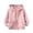 a-Pink5022, variant on FINALGANG Girls Toddler Casual Outdoor Coat Autumn Winter Warm Solid Color Loose Fit Jacket Long Sleeve Zipper Hooded Coat For Daily Wear Trendy Outerwear