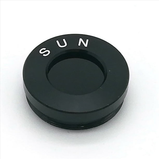3piezas 1,25 Pulgadas, Filtro Solar Negro, Accesorios para Telescopio AstronóMico, Lente de Vidrio ÓPtico, Filtro ÓPtico, Filtro de Lente M28X0.6